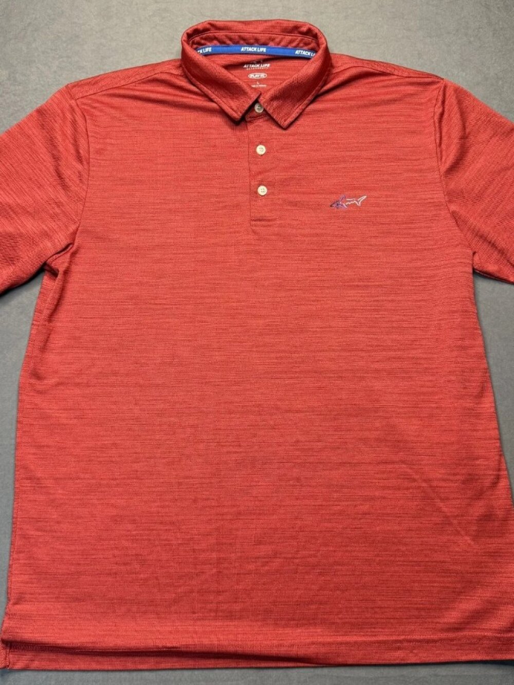 Greg Norman Attack Life Play Dry Performance Polo Shirt Mens XL